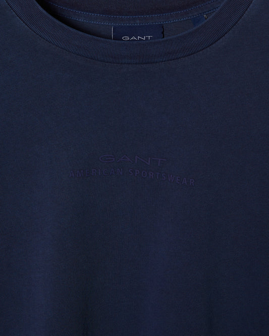 Bawełniany t-shirt damski z nadrukiem okrągły kołnierzyk regular fit