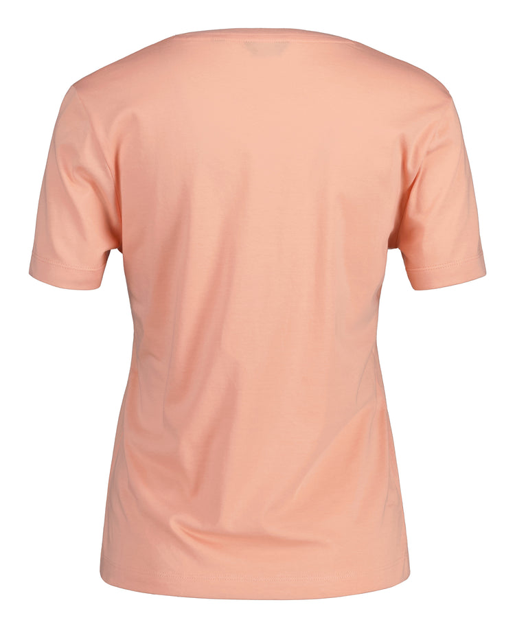 Damski t-shirt z krótkim rękawem i logo