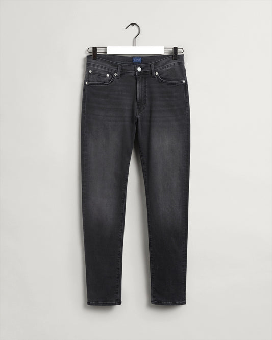 Męskie czarne jeansy Maxen extra slim fit Active-Recover