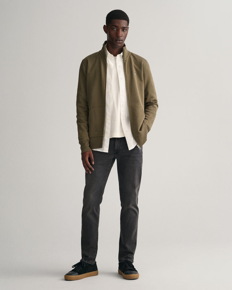 Spodnie jeansowe męskie extra slim fit czarne