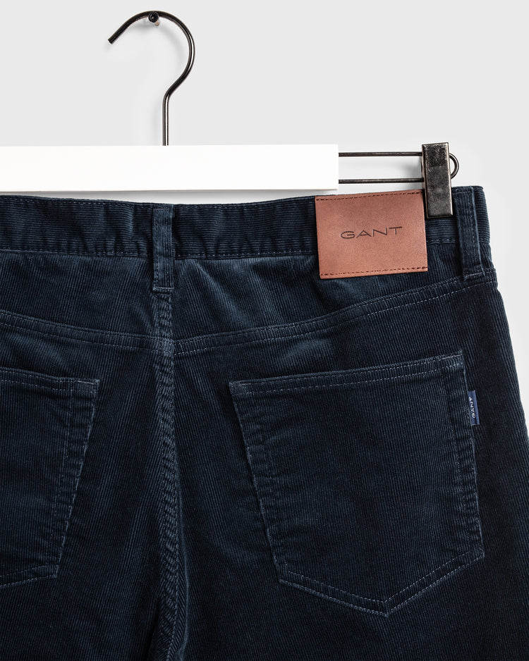 Spodnie męskie slim fit granatowe