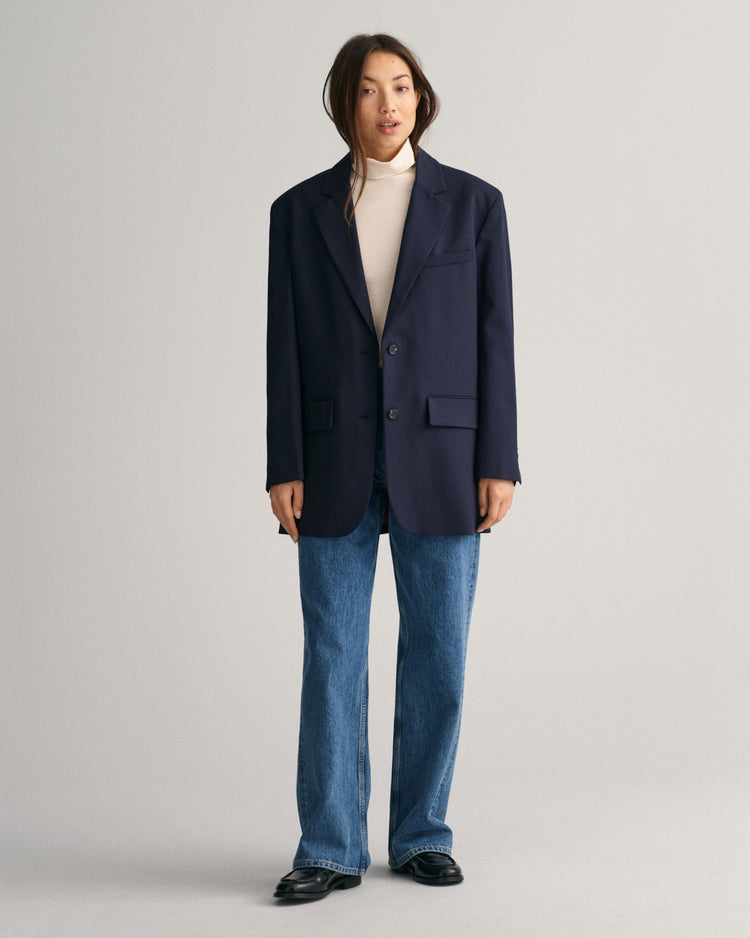 Top z długim rękawem i golfem