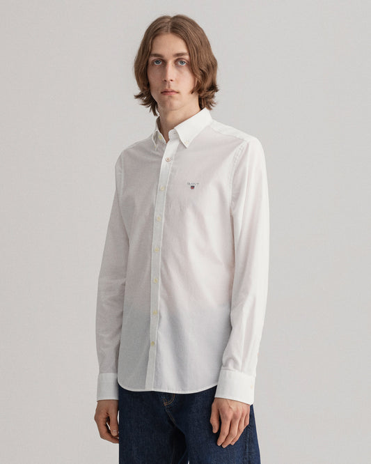 Koszula z popeliny slim fit