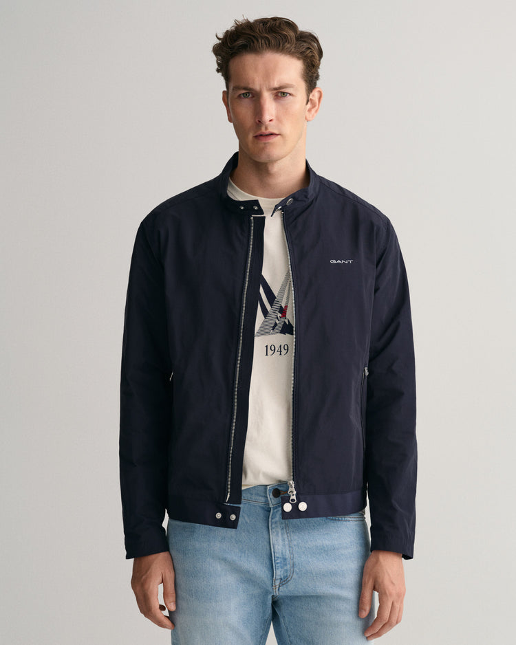 Kurtka męska z zamkiem regular fit granatowa