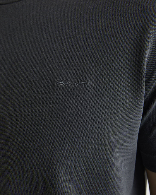 Bawełniany t-shirt męski z krótkim rękawem i okrągłym kołnierzykiem slim fit