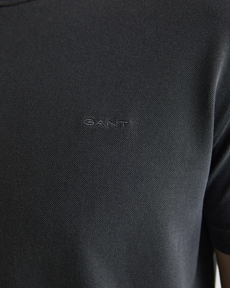 Bawełniany t-shirt męski z krótkim rękawem i okrągłym kołnierzykiem slim fit