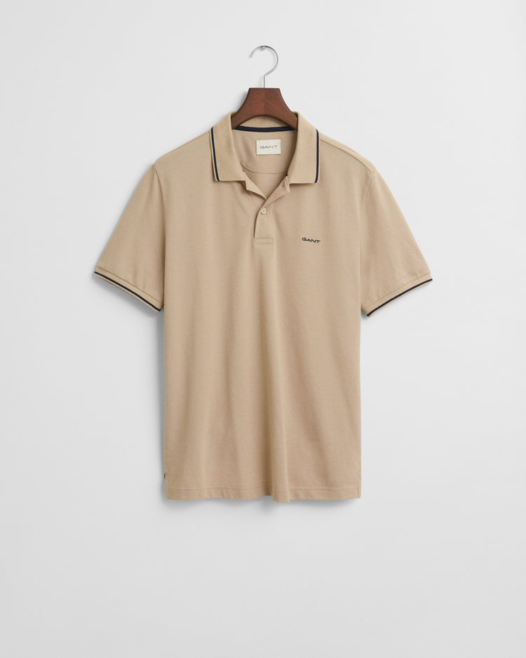 Polo męskie z kołnierzykiem polo i krótkim rękawem regular fit