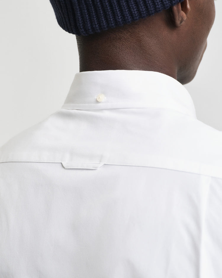 Koszula męska z długim rękawem regular fit biała