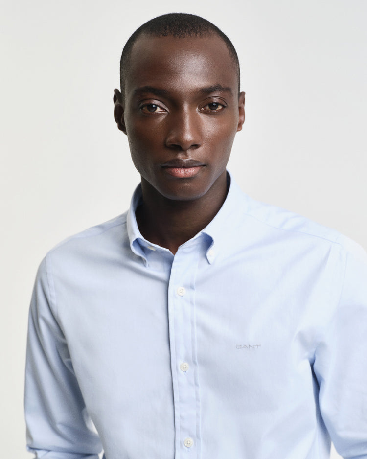 Koszula męska z długim rękawem regular fit niebieska