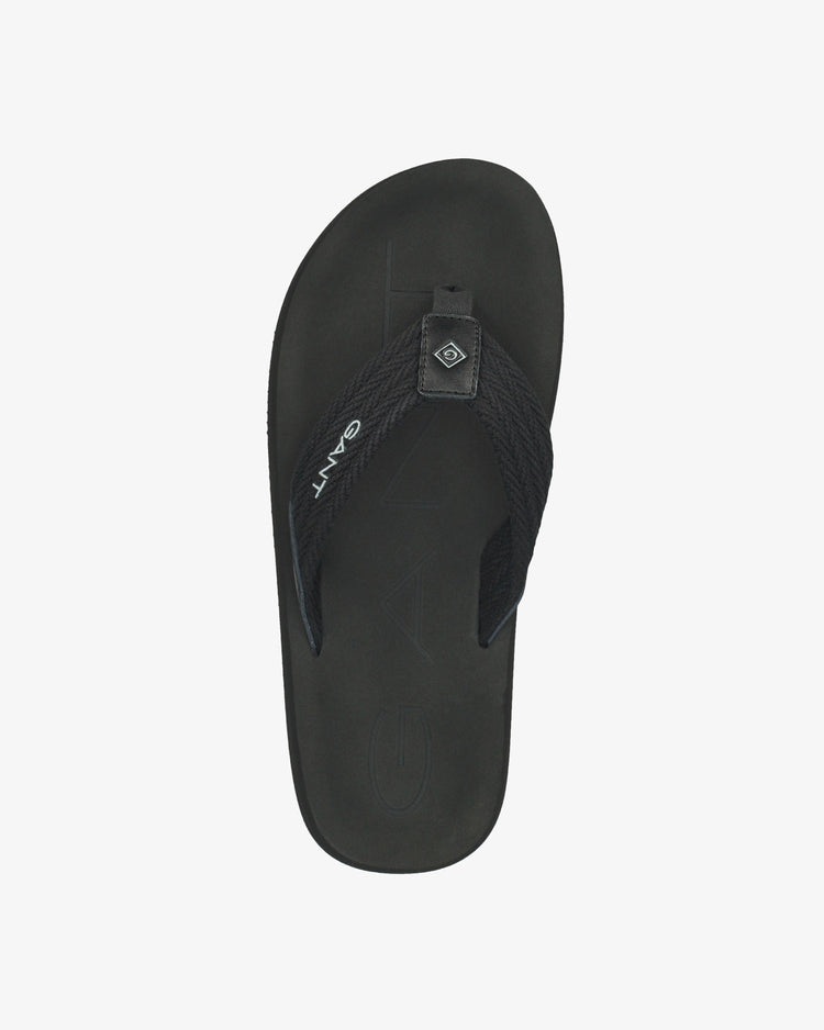 Klapki męskie czarne