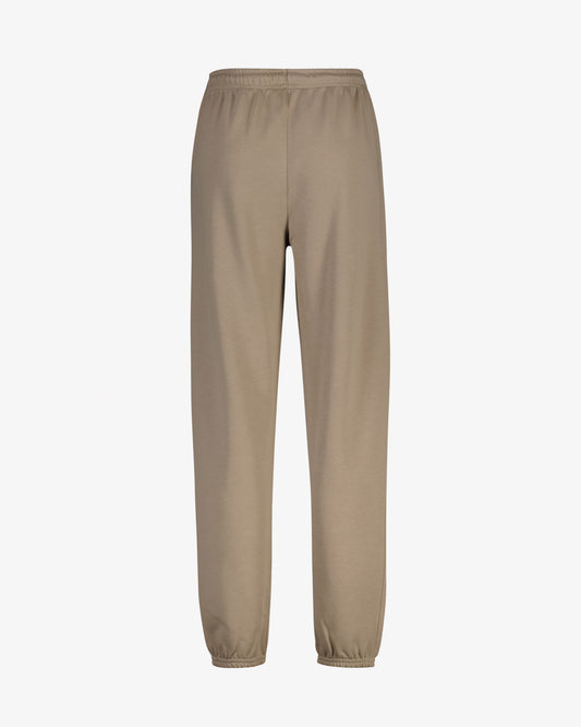 Spodnie dresowe damskie regular fit beżowe