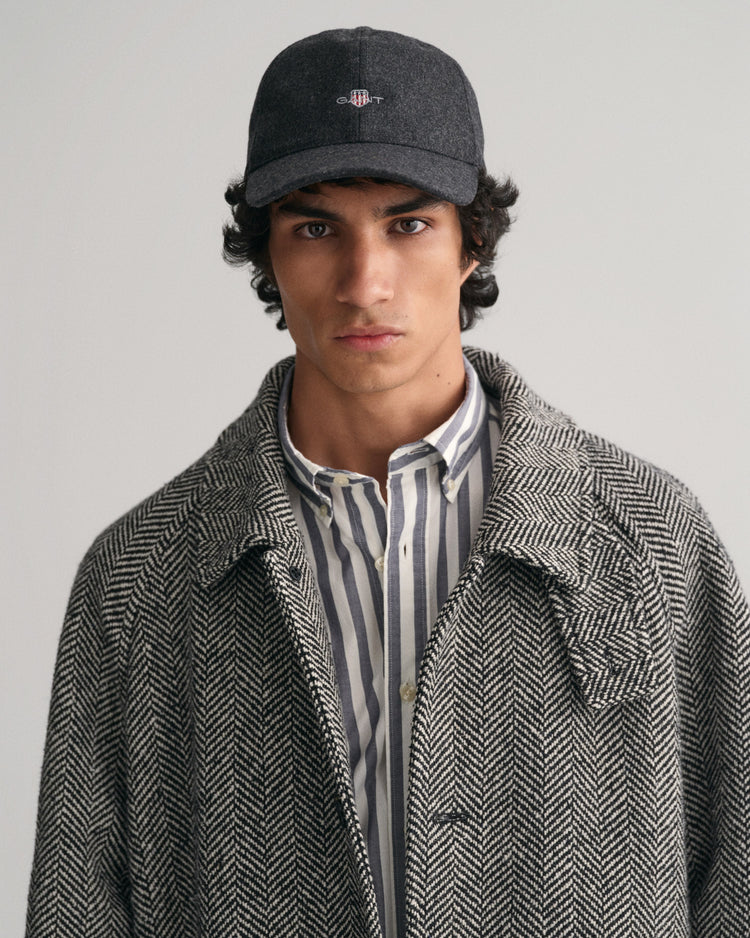 Czapka z daszkiem unisex szara