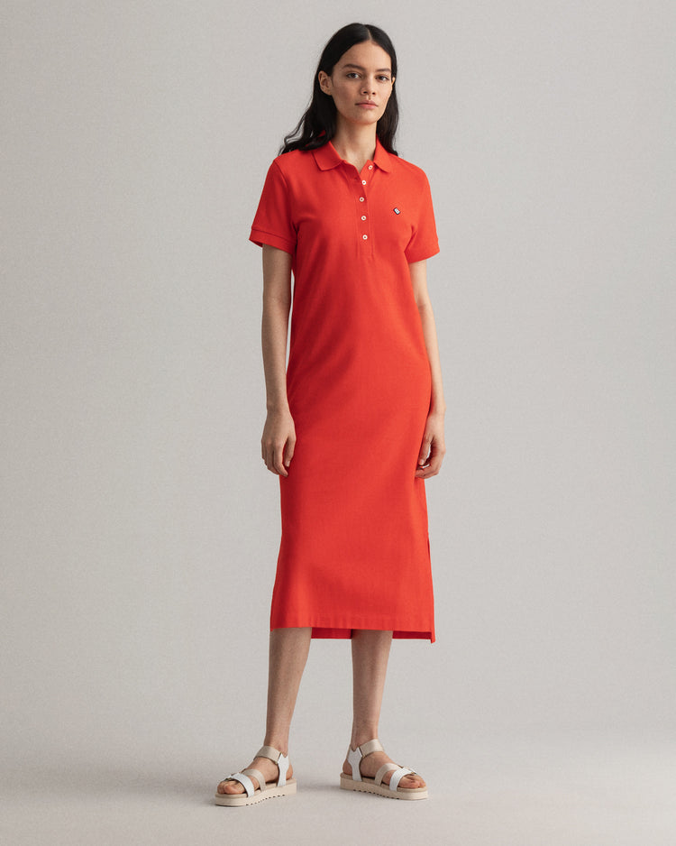 Damska sukienka polo z piki