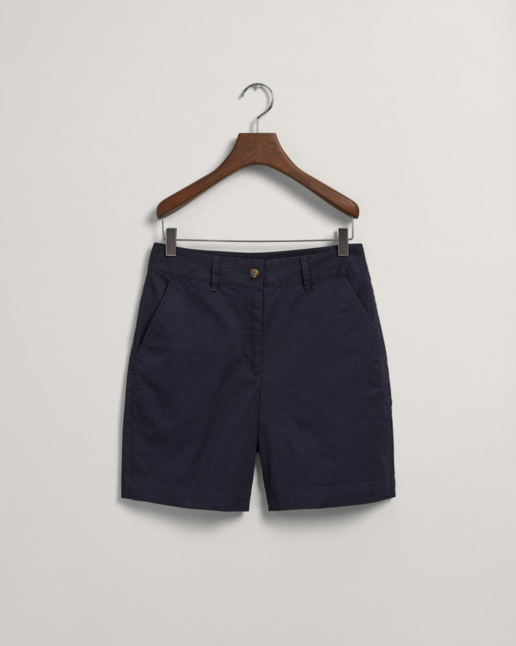 Szorty damskie slim fit granatowe