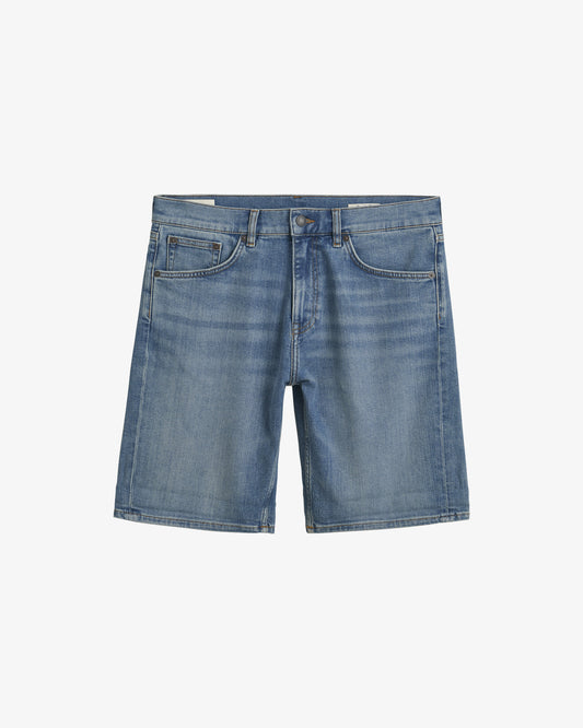 Szorty męskie regular fit niebieskie