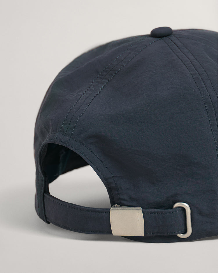 Czapka z daszkiem unisex z nadrukiem granatowa