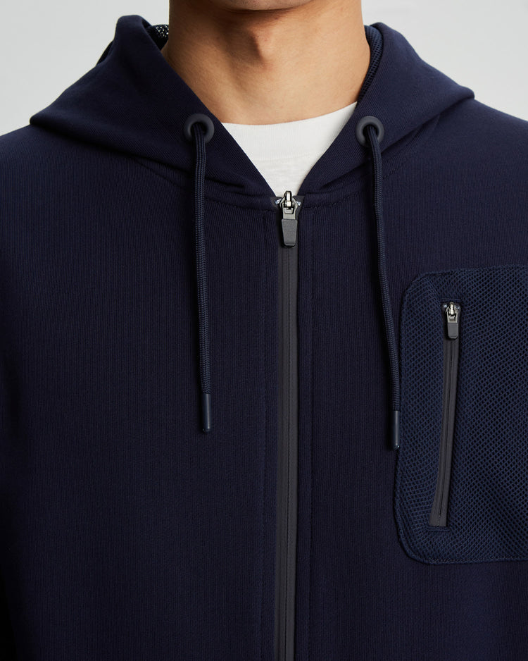 Bawełniana bluza męska z kapturem z nadrukiem regular fit