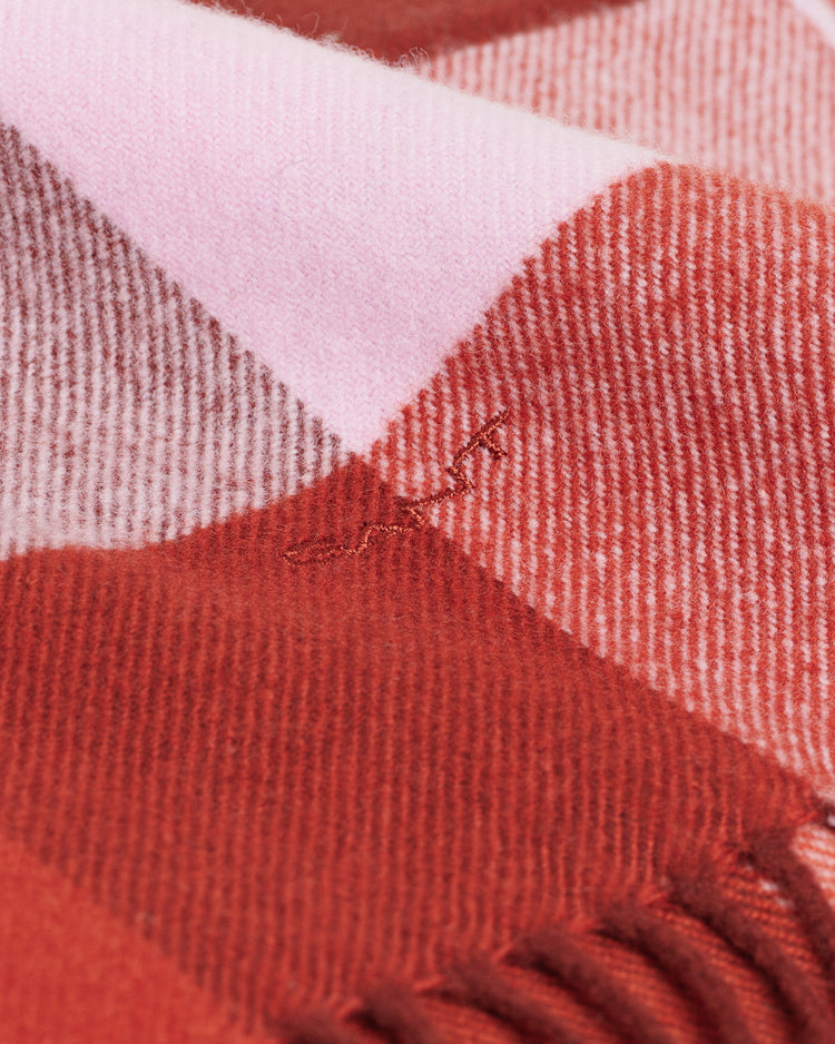 Damski szalik w kratę