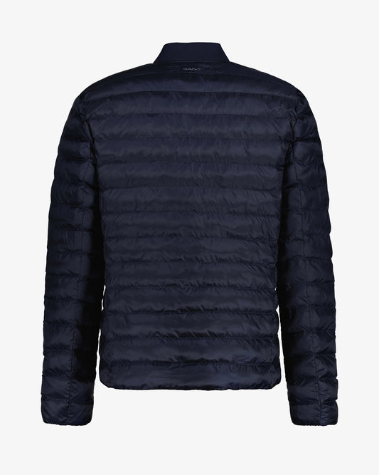 Kurtka męska z zamkiem i krótkim rękawem granatowa