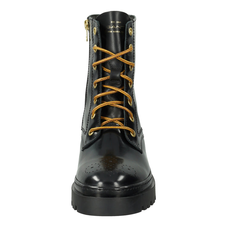 Czarne damskie buty zimowe