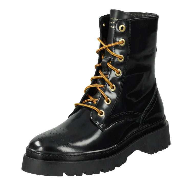 Czarne damskie buty zimowe