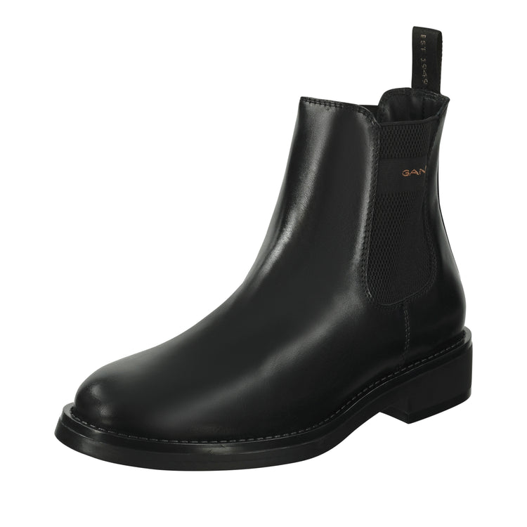 Czarne męskie buty zimowe
