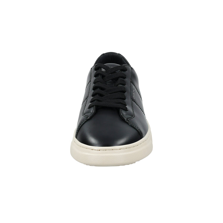 Skórzane buty sportowe męskie czarne