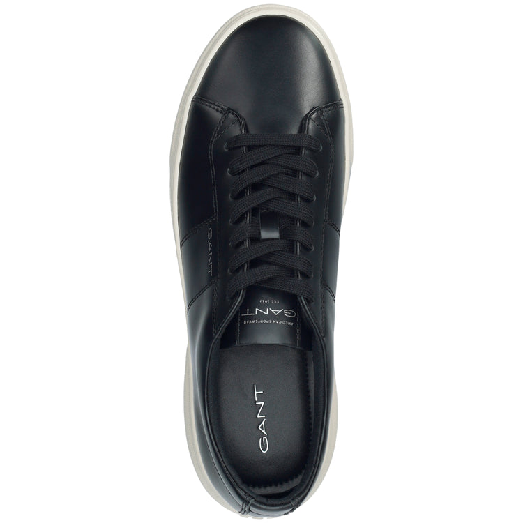 Skórzane buty sportowe męskie czarne