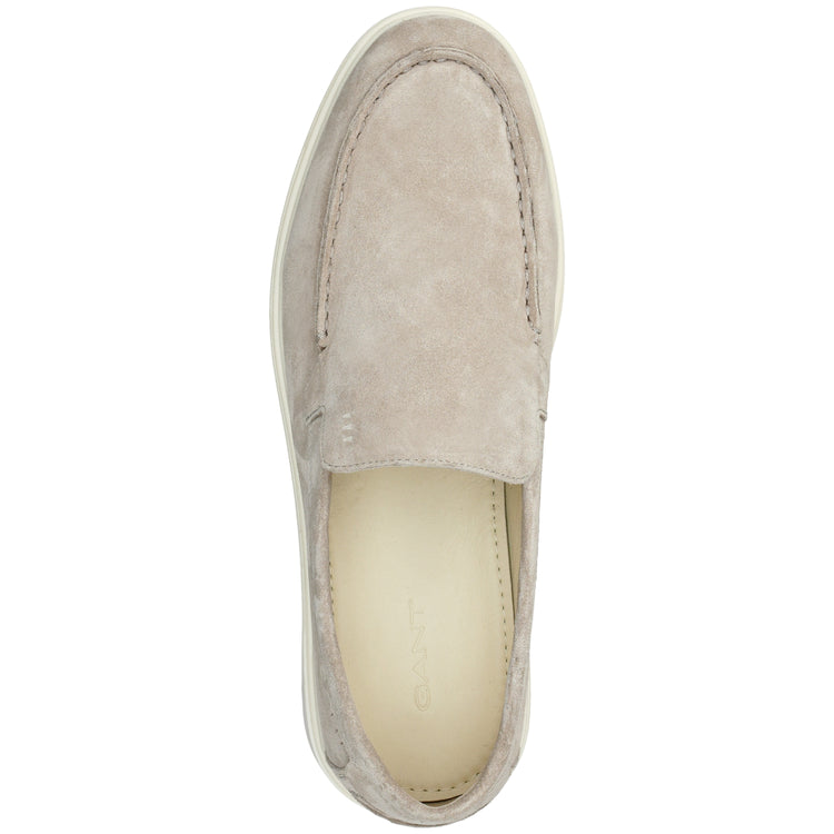 Skórzane obuwie męskie szare