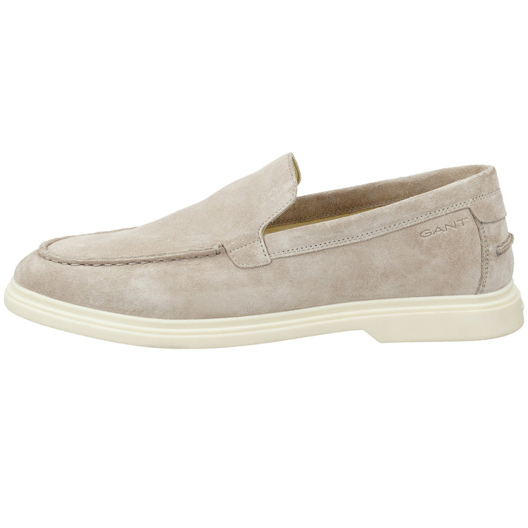 Skórzane obuwie męskie szare