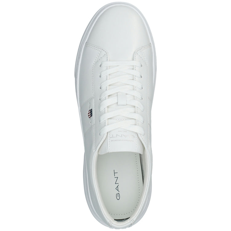 Skórzane buty sportowe męskie białe