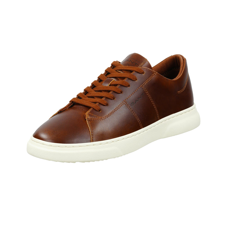 Skórzane buty sportowe męskie beżowe