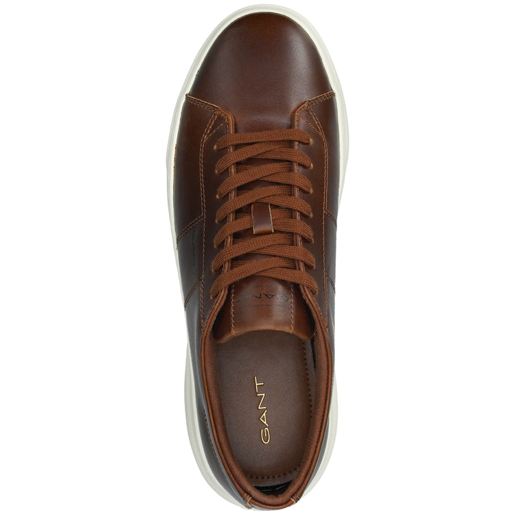 Skórzane buty sportowe męskie beżowe