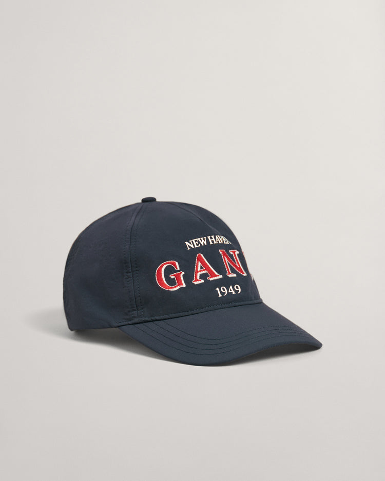 Czapka z daszkiem unisex z nadrukiem granatowa