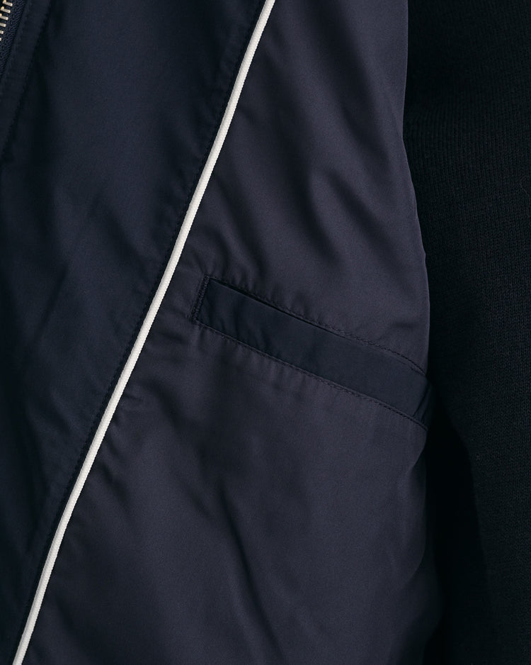 Bezrękawniki męskie regular fit niebieskie