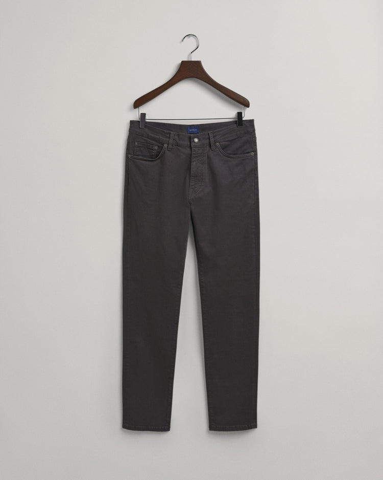 Spodnie jeansowe męskie slim fit szare