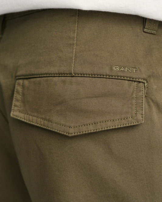 Szorty męskie relaxed fit zielone