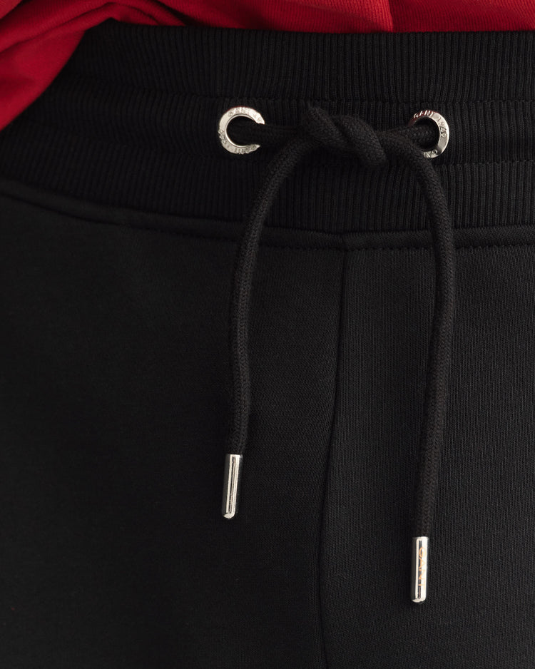 Spodnie dresowe męskie relaxed fit czarne