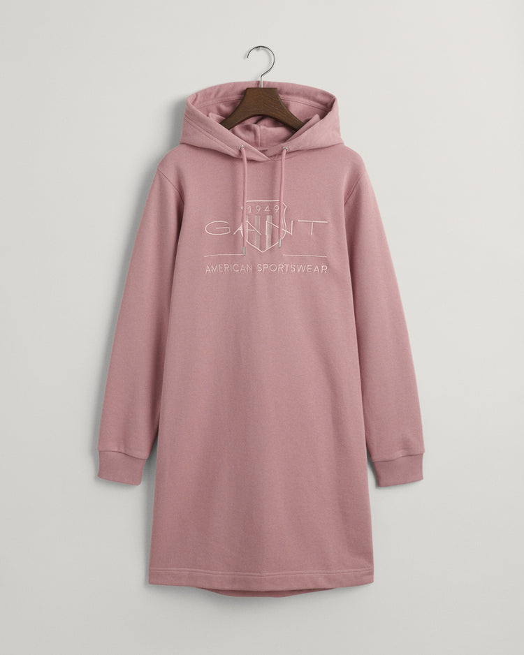 Sukienka z kapturem tonalna