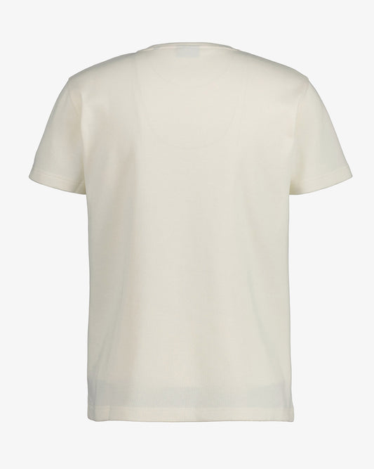 T-shirt o waflowej fakturze