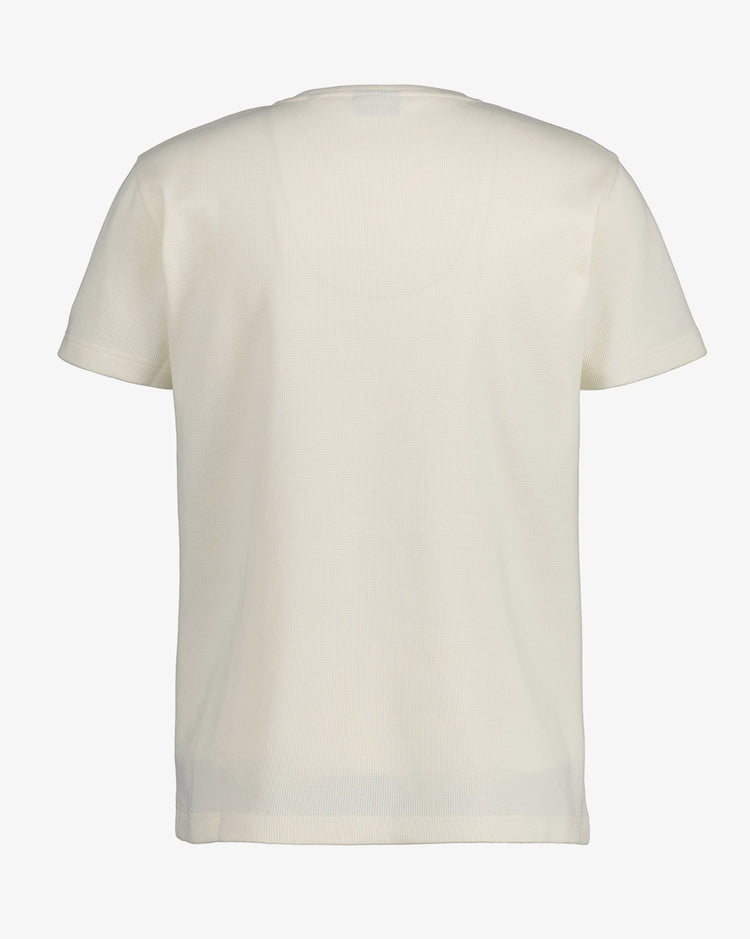 T-shirt o waflowej fakturze