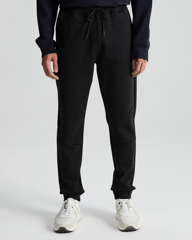 Spodnie dresowe męskie regular fit czarne