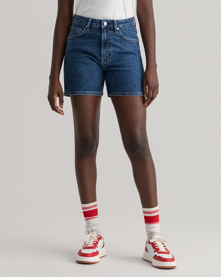 Szorty damskie granatowe