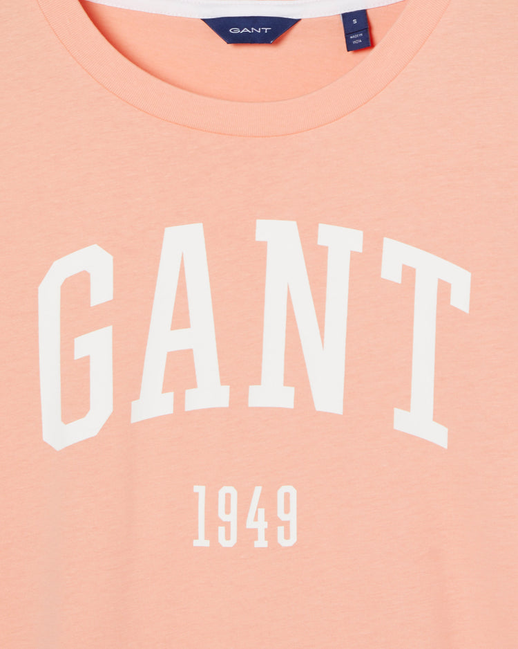 Damski t-shirt z krótkim rękawem i logo