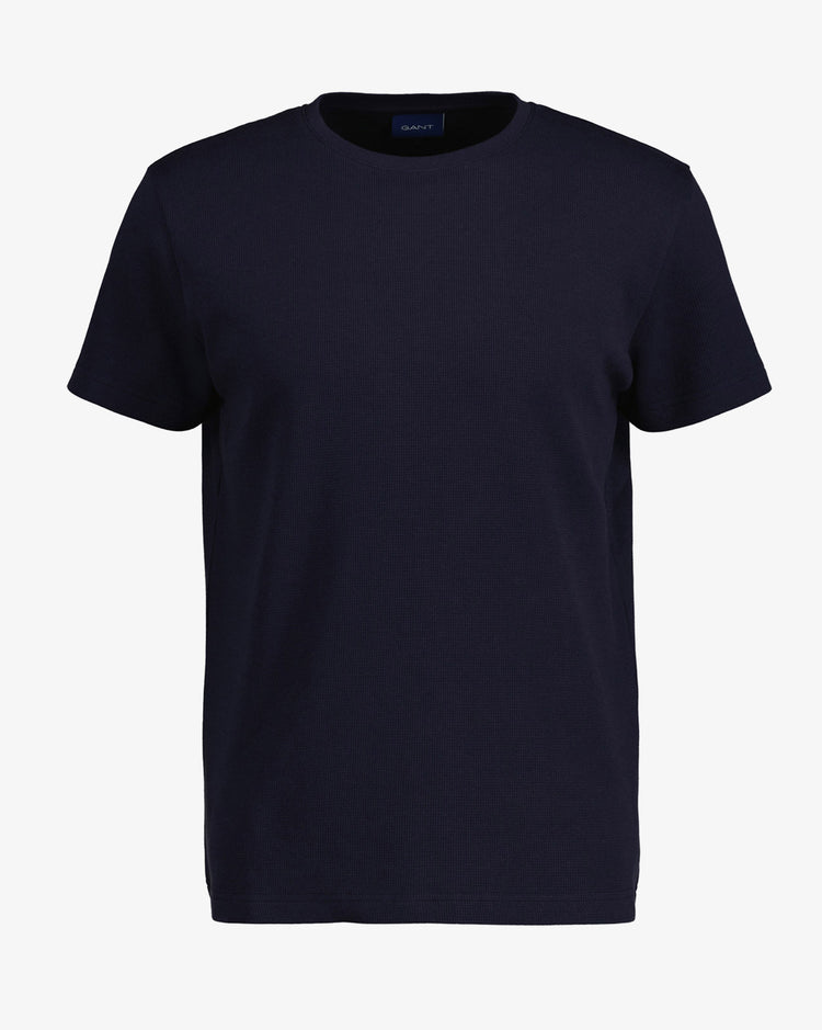Bawełniany t-shirt męski z okrągłym kołnierzykiem regular fit