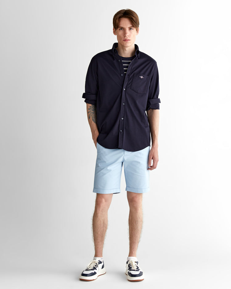 Granatowa koszula męska regular fit