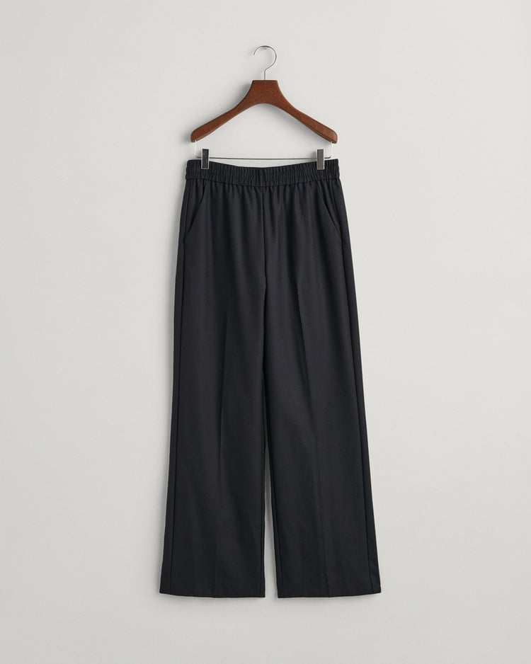 Spodnie damskie relaxed fit czarne