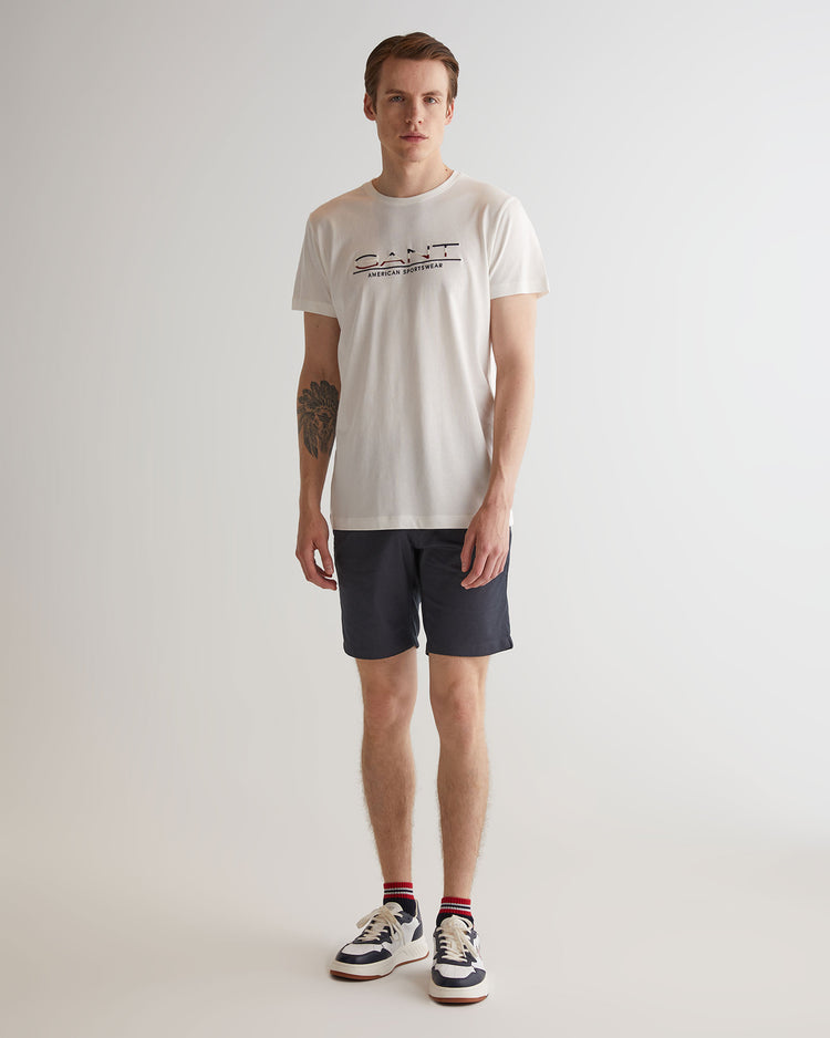 Szorty męskie slim fit szare