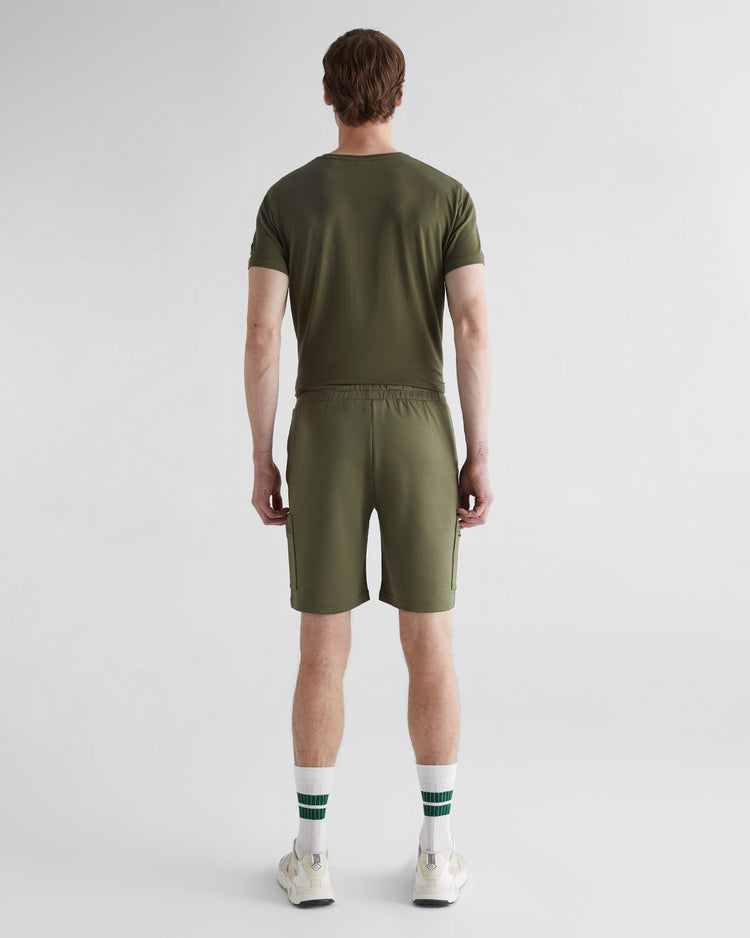 Szorty męskie regular fit zielone