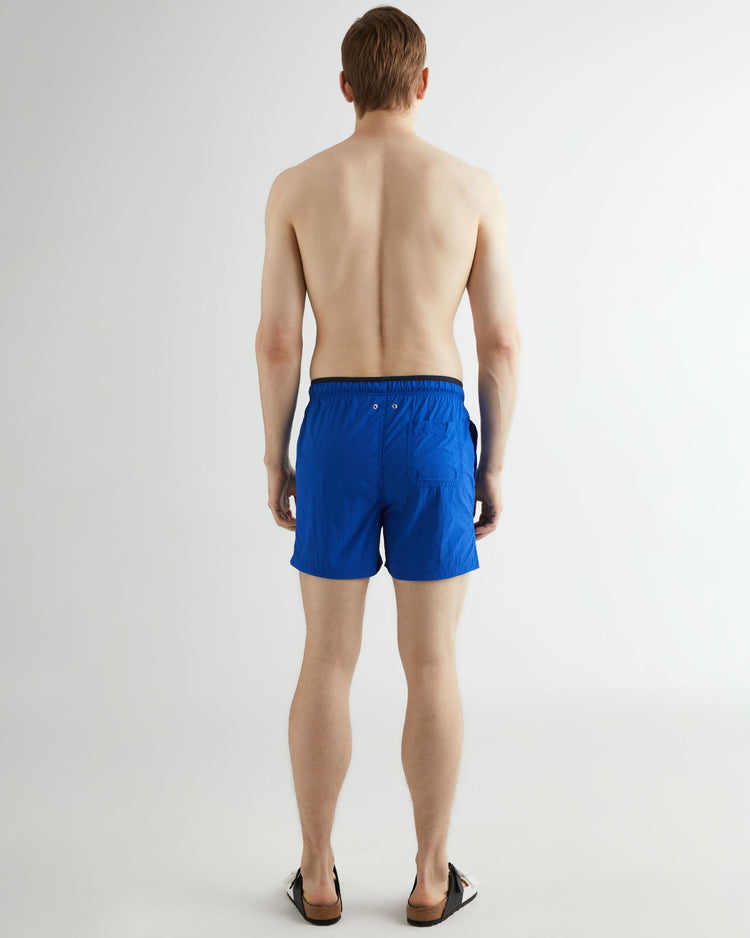 Szorty kąpielowe męskie regular fit niebieskie